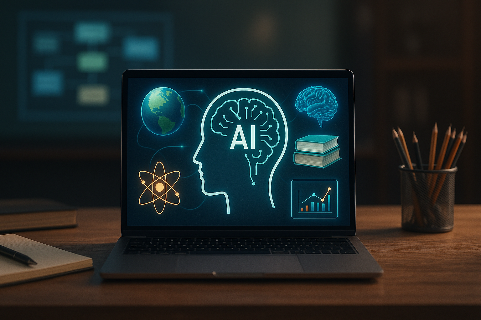 Contenido visual innovador para experiencias educativas con IA